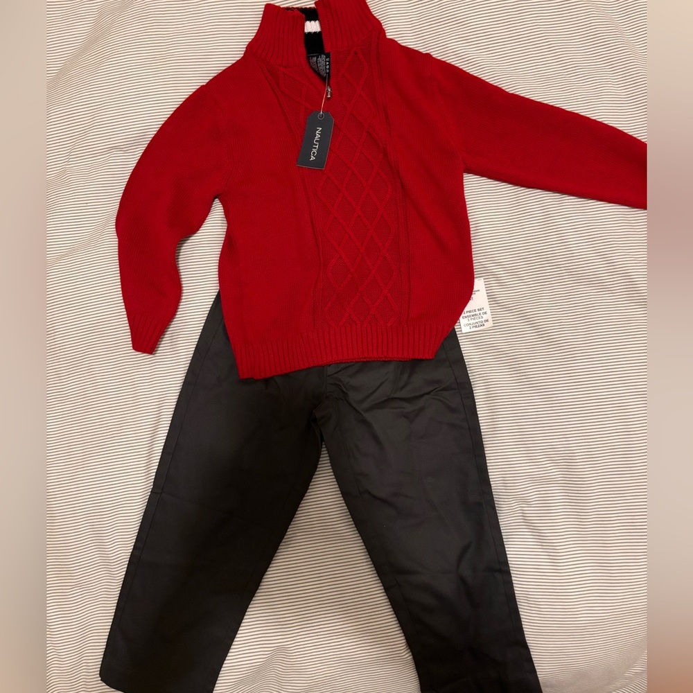 Nautica sweater and pant new